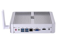 4K Fanless Mini PC Windows 10 Pro/Linux Ubuntu Intel Quad Core I5 8250U Silver DDR4 16GB RAM 128GB SSD 1TB HDD Partaker B16 HD... 
