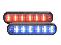 Whelen Engineering ION Series Linear-LED® DUO Universal Red/Blue with Smoked Lens, Model# XI2J - Newegg.com