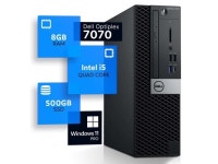 Refurbished: Dell Optiplex 7070 Desktop Computer | Hexa Core Intel i5 (3.2GHz) | 8GB DDR4 RAM | 500GB SSD Solid State | 5G-WiFi... 