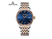 Reef Tiger Analog Dress Mens Watches Blue Dial Automatic Watch with Date RGA823G - Newegg.com