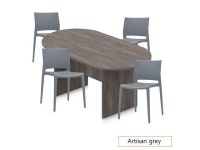 GOF 6FT, 8FT, 10FT Conference Table Multifunctional Computer Chair (G6751ALLOY) Set, Cherry, Espresso, Mahogany, Walnut, Artisan... 