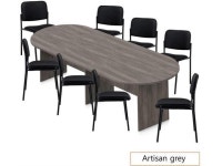 GOF 6FT, 8FT, 10FT Conference Table Multifunctional Computer Chair (G2748) Set, Cherry, Espresso, Mahogany, Walnut, Artisan Grey... 