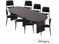 GOF 6FT, 8FT, 10FT Conference Table Multifunctional Computer Chair (G2748) Set, Cherry, Espresso, Mahogany, Walnut, Artisan Grey... 