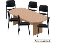 GOF 6FT, 8FT, 10FT Conference Table Multifunctional Computer Chair (G2748) Set, Cherry, Espresso, Mahogany, Walnut, Artisan Grey... 