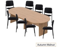 GOF 6FT, 8FT, 10FT Conference Table Multifunctional Computer Chair (G2748) Set, Cherry, Espresso, Mahogany, Walnut, Artisan Grey... 