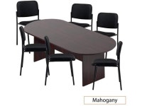 GOF 6FT, 8FT, 10FT Conference Table Multifunctional Computer Chair (G2748) Set, Cherry, Espresso, Mahogany, Walnut, Artisan Grey... 