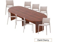 GOF 6FT, 8FT, 10FT Conference Table Multifunctional Computer Chair (G6751SANDBAR) Set, Cherry, Espresso, Mahogany, Walnut... 