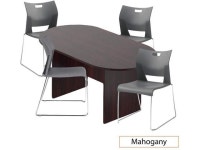 GOF 6FT, 8FT, 10FT Conference Table Multifunctional Computer Chair (G6621SHW) Set, Cherry, Espresso, Mahogany, Walnut, Artisan... 