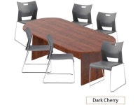 GOF 6FT, 8FT, 10FT Conference Table Multifunctional Computer Chair (G6621SHW) Set, Cherry, Espresso, Mahogany, Walnut, Artisan... 