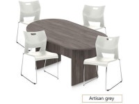 GOF 6FT, 8FT, 10FT Conference Table Multifunctional Computer Chair (G6621IVORY) Set, Cherry, Espresso, Mahogany, Walnut, Artisan... 
