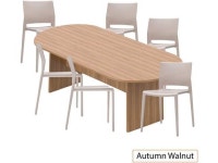GOF 6FT, 8FT, 10FT Conference Table Multifunctional Computer Chair (G6751SANDBAR) Set, Cherry, Espresso, Mahogany, Walnut... 