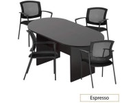 GOF 6FT, 8FT, 10FT Conference Table Multifunctional Computer Chair (G2809) Set, Cherry, Espresso, Mahogany, Walnut, Artisan Grey... 