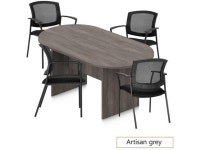 GOF 6FT, 8FT, 10FT Conference Table Multifunctional Computer Chair (G2809) Set, Cherry, Espresso, Mahogany, Walnut, Artisan Grey... 
