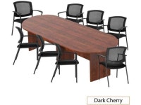GOF 6FT, 8FT, 10FT Conference Table Multifunctional Computer Chair (G2809) Set, Cherry, Espresso, Mahogany, Walnut, Artisan Grey... 