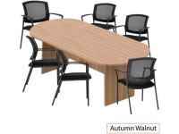 GOF 6FT, 8FT, 10FT Conference Table Multifunctional Computer Chair (G2809) Set, Cherry, Espresso, Mahogany, Walnut, Artisan Grey... 