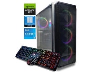 Odyssey Darkus V3 Custom Gaming PC, RGB LED Fans, Intel Core i5 upto 4.1GHz, 16GB DDR4 RAM, 1TB NVMe SSD, GeForce RTX 3050 6GB... 
