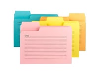 Smead Super Tab Notes File Folder, Oversized 1/3-Cut Tabs, Letter Size, Assorted Colors, 12 Per Pack (11650) - Newegg.ca Smead... 