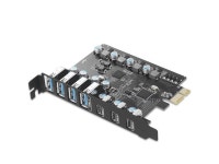 4*USB A) Expansion Card,PCI Express USB Add in Card, Internal USB3.0 Hub Converter for Desktop PC Host Card Support Windows 10/8... 