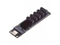 Chenyang 10Gbps USB-C Type-C to NGFF Key B+M SATA 6Gbps 5 Ports Adapter Converter PM Port Multiplier Selector JMB575 JMS580... 