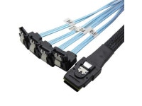 0.5M Mini SAS 36P SFF-8087 to 4 SATA 7Pin 90 Degrees Target Hard Disk Data Cable - Newegg.com