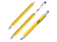 Screwdriver Pen 6 in 1 Combo Pen with Ruler, Levelgauge, Ballpoint Pen, Stylus and 2 Screw Driver, Multi-functional Tools for... 
