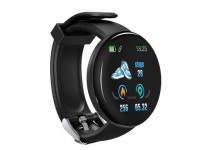 D18 Round Screen Smart Bracelet Color Screen Bracelet Exercise Meter Step Sleep Monitoring Heart Rate Exercise Bracelet - Newegg.com