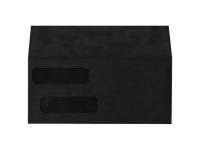 Double Window Invoice Envelopes (4 1/8 x 9 1/8) - Midnight Black (250 Qty.) - Newegg.com
