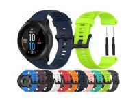 For Garmin Forerunner945 / fenix5 Plus / Approach S60 Monochrome Silicone Watch Band - Newegg.com