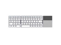 B052 Universal Round Keycap Mini Three-fold Bluetooth Wireless Keyboard with Touchpad - Newegg.com