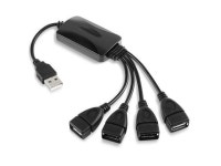 Universal 4 Ports USB 2.0 480Mbps High Speed Cable Hub for PC(Black) - Newegg.com