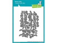 Lawn Fawn Lawn Cuts Custom Craft Die - Winter Big Scripty Words (LF1229): oh joy be merry fa la la noel let it snow be jolly... 