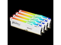 Kingston 128GB 5200MT/s DDR5 CL40 DIMM (Kit of 4) FURY Beast White RGB XMP - Newegg.com