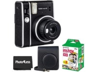 Fujifilm Instax Mini 40 Instant Camera Black + Fujifilm Instax Mini Twin Pack Instant Film (20 Sheets) + Case - Newegg.com