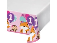 One is Fun Girl 54 x 102 Plastic Tablecover Border Print/Case of 6 - Newegg.com