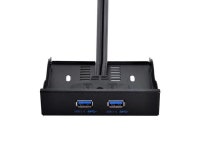 FP35U32M PC Case 3.5-inch front panel 2 Ports USB 3.0 USB Hub,60CM 2 x USB 3.0 Type A Female to Motherboard 20pin Splitter Cables... 