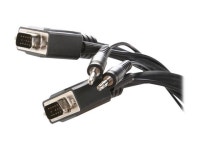 AYA 100Ft (100 Feet) SVGA Male-to-Male Monitor Cable Stereo 3.5mm Audio 28AWG, UL Listed - Newegg.com
