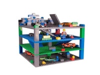 ca Strictly Briks Classic Trap & Gap 10" x 10" Blue, Green, Gray Baseplate 4 Pack 2 Base Plates, 2 Trap Door &... 