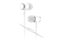 White, H8002 - Newegg.com Sentry Gold Pro Metal Earbuds with In-Line Mic &#38; Deluxe Case, White, H8002 - Newegg.com