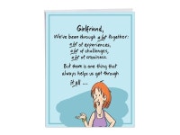 NobleWorks, A Lot Together - Jumbo Funny Womens Birthday Card (8.5 x 11 Inch) - Bday Notecard for Adults, Wine Lovers Gift J3339B... 