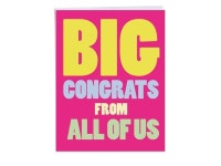 5 x 11 Inch) - Group Congrats Notecard from All of Us, Groups - Big Congrats From Us J3893CGG - Newegg.com