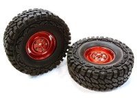 INTEGY RC C26376RED Composite 4L 1.9 Wheel & Tire(2)for 1/10 Crawler(O.D.=113mm) - Newegg.com INTEGY RC C26376RED Composite 4L 1.... 