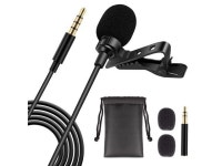 Hohem Lavalier Lapel Microphone Omnidirectional Condenser Mic For Android Iphone And Camera For Youtube, Interview, Conference... 