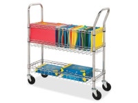 com Lorell Wire Mail Cart Ltr&#47;Lgl 34-1&#47;4&#34;x12-1&#47;2&#34;x40&#34; Chrome 84857 - Newegg.com
