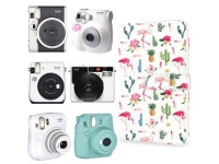 Mini Photo Album Compatible with Fujifilm Instax Mini 7s 8 8+ 9 25 26 50s 70 90 Film Polaroid PIC300 Z2300 Film White Flamingo... 