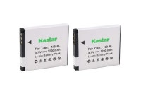 Kastar Battery (2-Pack) for Canon NB-8L and CB-2LAE Work with Canon PowerShot A2200, A3000 is, A3100 is, A3200 is, A3300 is... 
