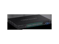 TRENDnet TI-RP262i 26-Port Industrial Gigabit L2 Managed PoE+ Rackmount Switch - Newegg.com
