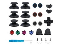 com 6Pcs Joysticks Thumbsticks Repair Replacement for Playstation 4 PS4 Controller with Cross Screwdriver &#43; L2 R2 L1 R1... 