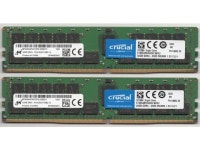 Crucial/Micron Memory Model CT32G4RFD4293 128GB 4x32GB DDR4 2933(PC4 23400) PC4-23400 ECC Registered Memory Apple Mac Pro Rack... 