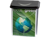 Officemate® Outdoor Literature Holder, 12 7/8H x 10 1/2W x 4 1/4D, Clear/Black - Newegg.com Officemate&#174; Outdoor... 