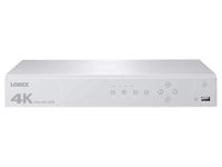 lorex lhv51082tw 4k ultra high definition 8 channel, 2tb hard drive digital video surveillance recorder (dvr), white,(m.refurbi... 